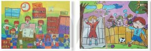 Giải Mĩ thuật 4 Kết nối tri thức chủ đề 6: Mái trường yêu dấu