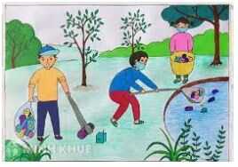 Giải Mĩ thuật 4 Kết nối tri thức chủ đề 7: Môi trường xanh - sạch - đẹp