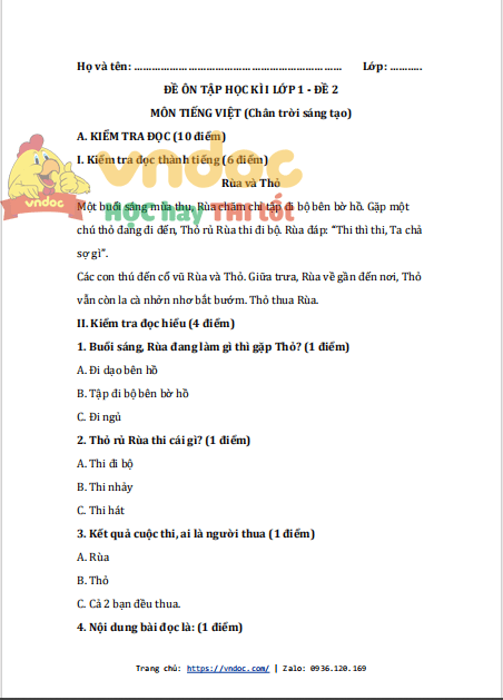 de thi hoc ki 1 lop 1 mon tieng viet sach chan troi sang tao de 2 1*531746
