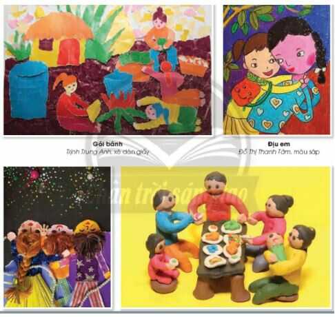 Giải Mĩ thuật 4 Chân trời bản 2 bài 11: Gia đình yêu thương