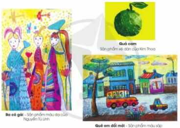 Giải Mĩ thuật 4 Cánh diều bài 1: Đậm, nhạt khác nhau của màu