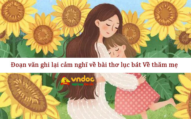 Viết đoạn văn ghi lại cảm nghĩ về bài thơ lục bát Về thăm mẹ