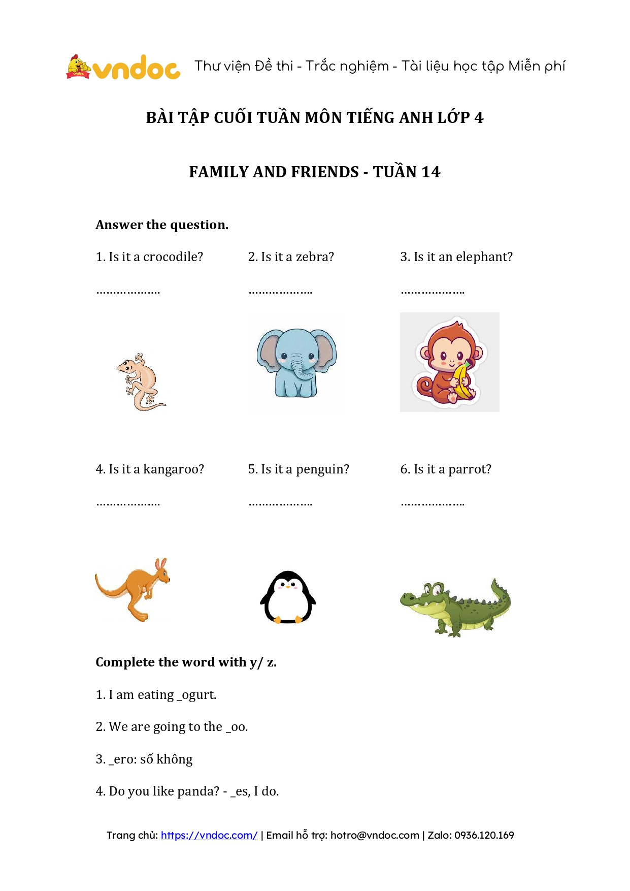 bai tap cuoi tuan tieng anh lop 4 family and friends tuan 14 1*534349