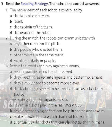 Friends Global 11 Workbook Unit 5 5F Reading