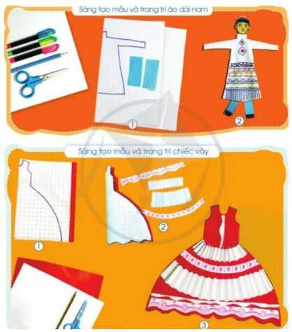 Giải Mĩ thuật 4 Cánh diều bài 6: Trang phục lễ hội