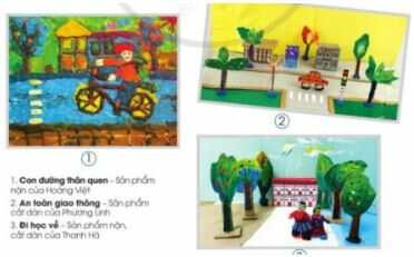 Giải Mĩ thuật 4 Cánh diều bài 7: Đường em đến trường