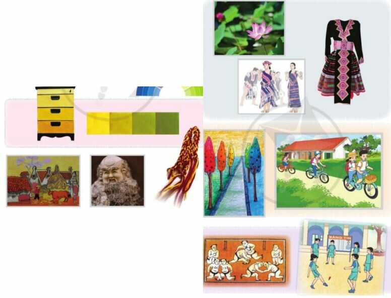 Giải Mĩ thuật 4 Cánh diều bài 9: Cùng nhau ôn tập học kì I