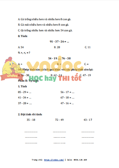 bai tap cuoi tuan toan lop 2 ket noi tri thuc tuan 13 2*537403