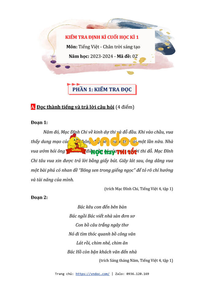 de thi tieng viet lop 4 hoc ki 1 chan troi sang tao nam 2023 de 2 h1*538314