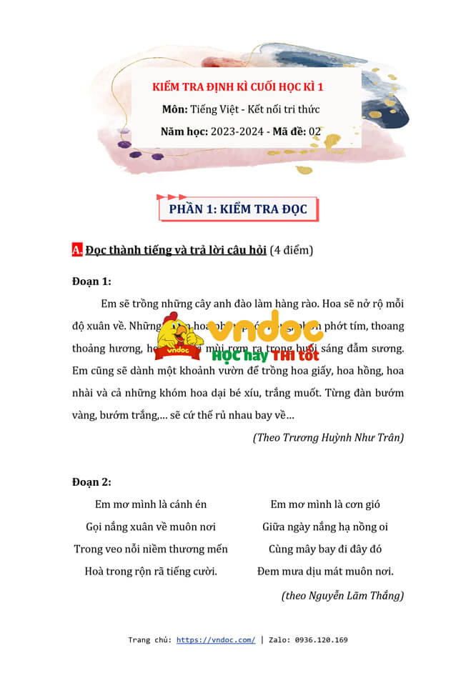 de thi tieng viet lop 4 hoc ki 1 ket noi tri thuc nam 2023 de 2 h3*538299