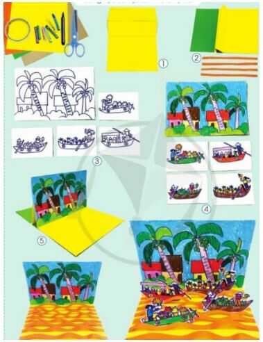 Giải Mĩ thuật 4 Cánh diều bài 16: Cảnh đẹp quê hương