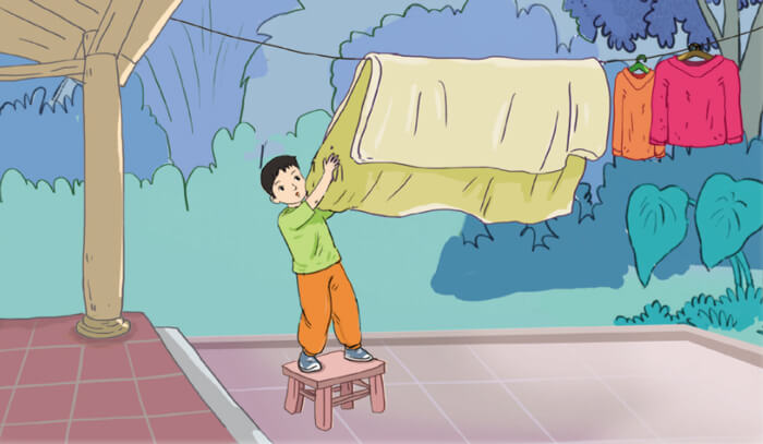 Tự đánh giá Trời mưa lớp 4