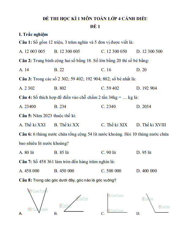 de kiem tra cuoi ki 1 mon toan lop 4 sach moi h1*539841