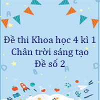 Đề thi Khoa học lớp 4 kì 1 Chân trời sáng tạo - Đề số 2