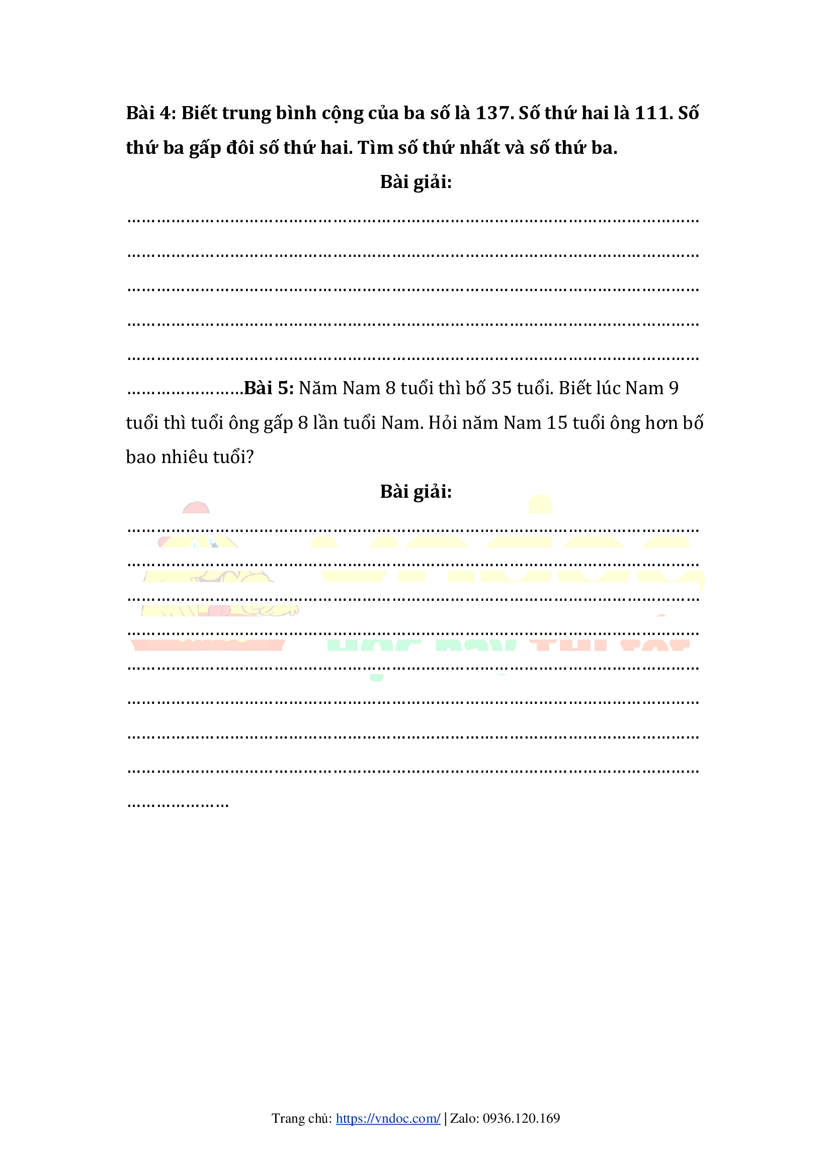 phieu bai tap cuoi tuan lop 4 chan troi sang tao tuan 13 4*539874