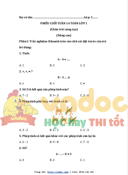 bai tap cuoi tuan toan lop 1 chan troi sang tao tuan 14 nang cao 1*540560