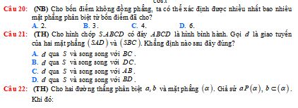 Đề kiểm tra học kì 1 Toán 11 Cánh diều