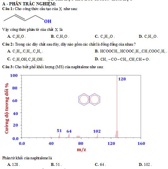 Bộ đề thi học kì 1 lớp 11 môn Hóa Chân trời sáng tạo