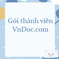 Gói thành viên VnDoc.com