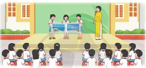 SINH HOẠT DƯỚI CỜ: GIỚI THIỆU CẢNH QUAN THIÊN NHIÊN QUÊ HƯƠNG