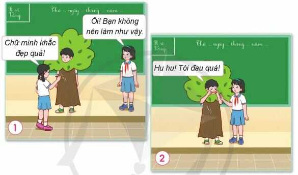 SINH HOẠT LỚP: TIỂU PHẨM TƯƠNG TÁC CÂY CŨNG BIẾT ĐAU