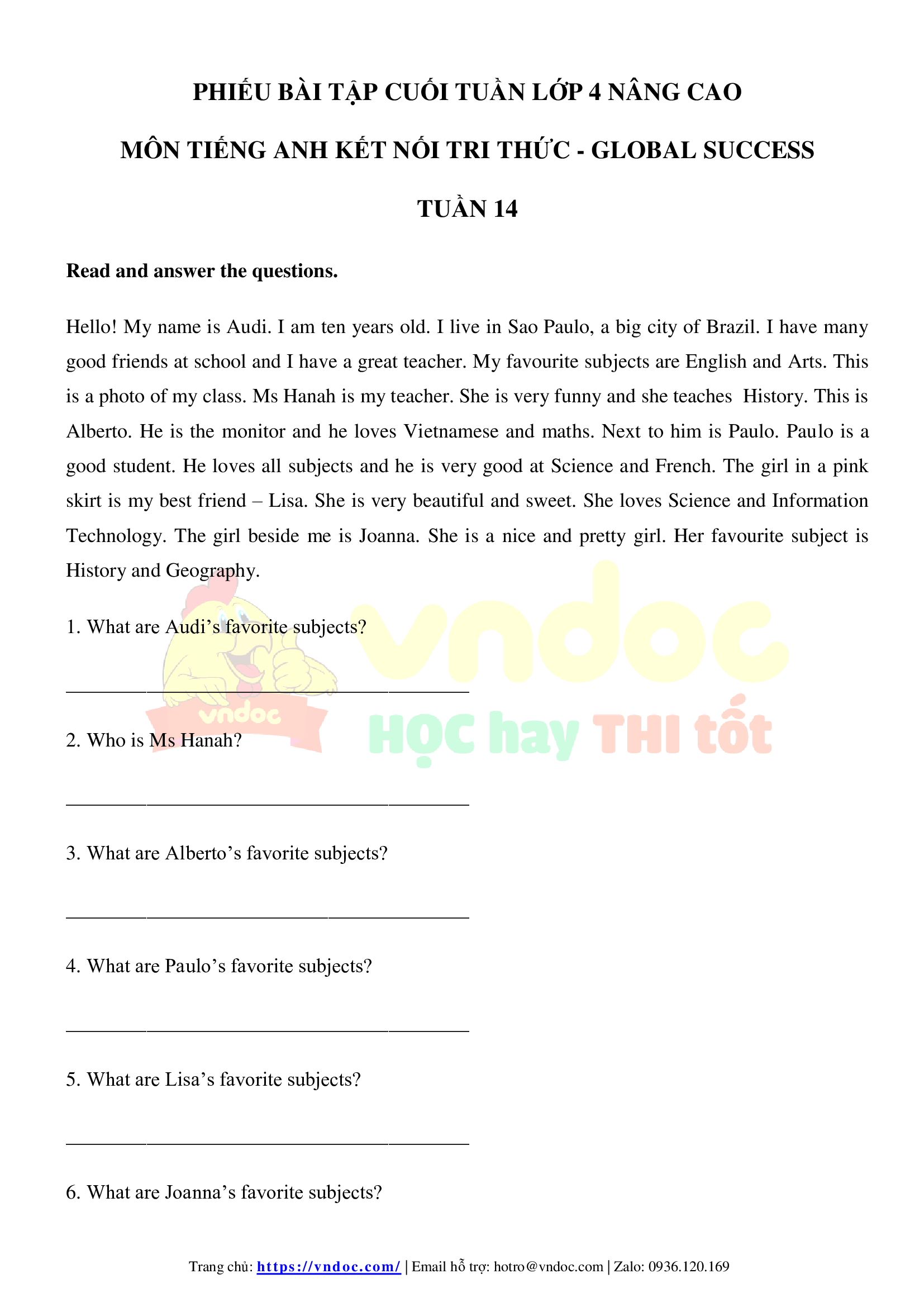 phieu bai tap cuoi tuan tieng anh lop 4 global success nang cao tuan 14 1*544782