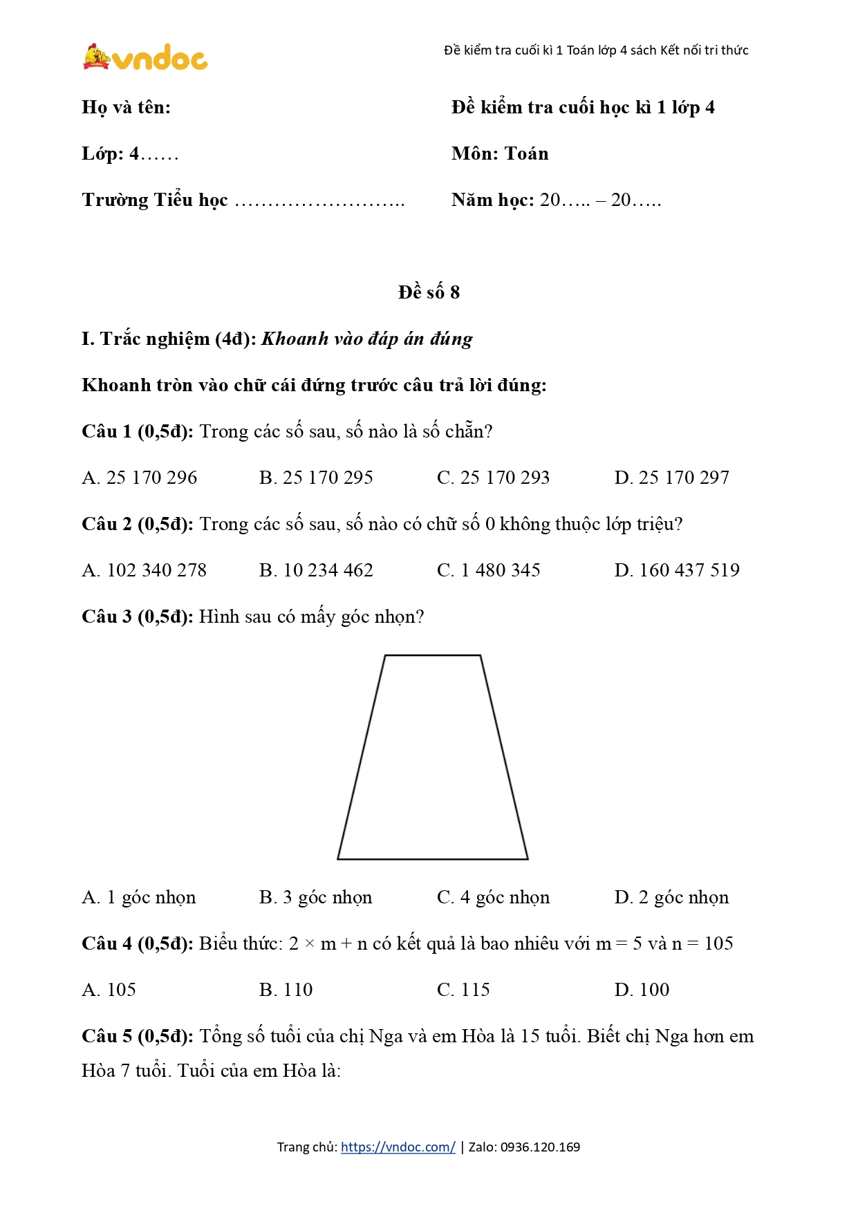 de thi hoc ki 1 lop 4 mon toan sach ket noi tri thuc de so 8 h1*545971