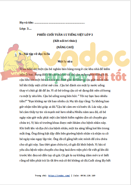 bai tap cuoi tuan tieng viet lop 3 nang cao tuan 15 ket noi tri thuc 1*546553