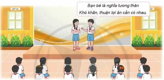 SINH HOẠT DƯỚI CỜ: VĂN NGHỆ THEO CHỦ ĐỀ TÌNH BẠN