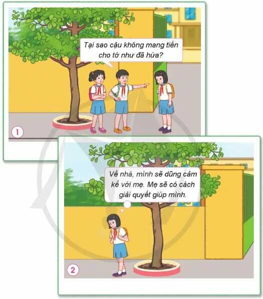 Trình diễn tiểu phẩm Em tự bảo vệ bản thân theo tổ, nhóm