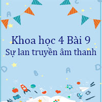 Khoa học lớp 4 Bài 9: Sự lan truyền âm thanh