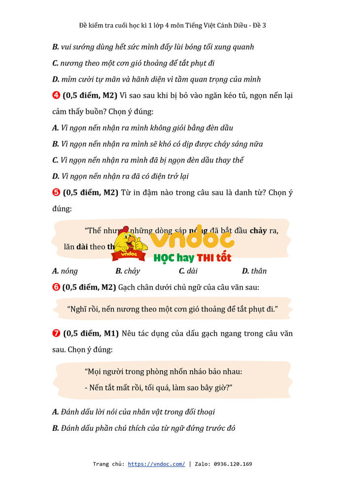 de thi tieng viet lop 4 hoc ki 1 canh dieu nam 2023 de 3 h1*548456