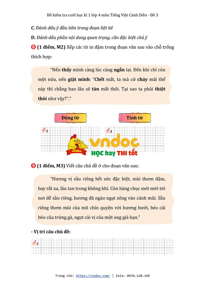 de thi tieng viet lop 4 hoc ki 1 canh dieu nam 2023 de 3 h2*548459