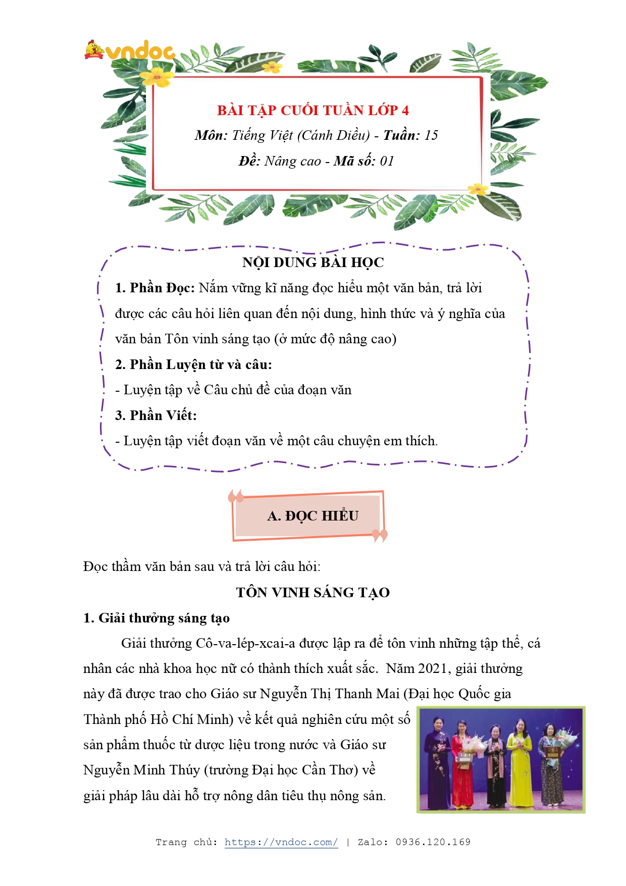 minh hoa bai tap cuoi tuan toan tieng viet lop 4 canh dieu nang cao tuan 15 h1*548924