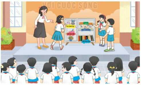 HĐTN lớp 4 trang 24 Sinh hoạt dưới cờ