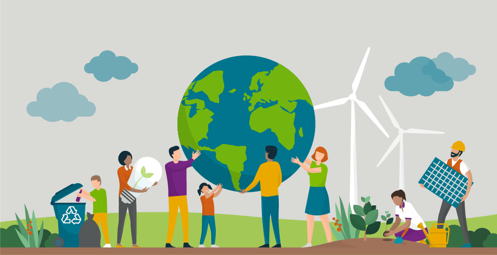 Writing about suggestions for improving the environment