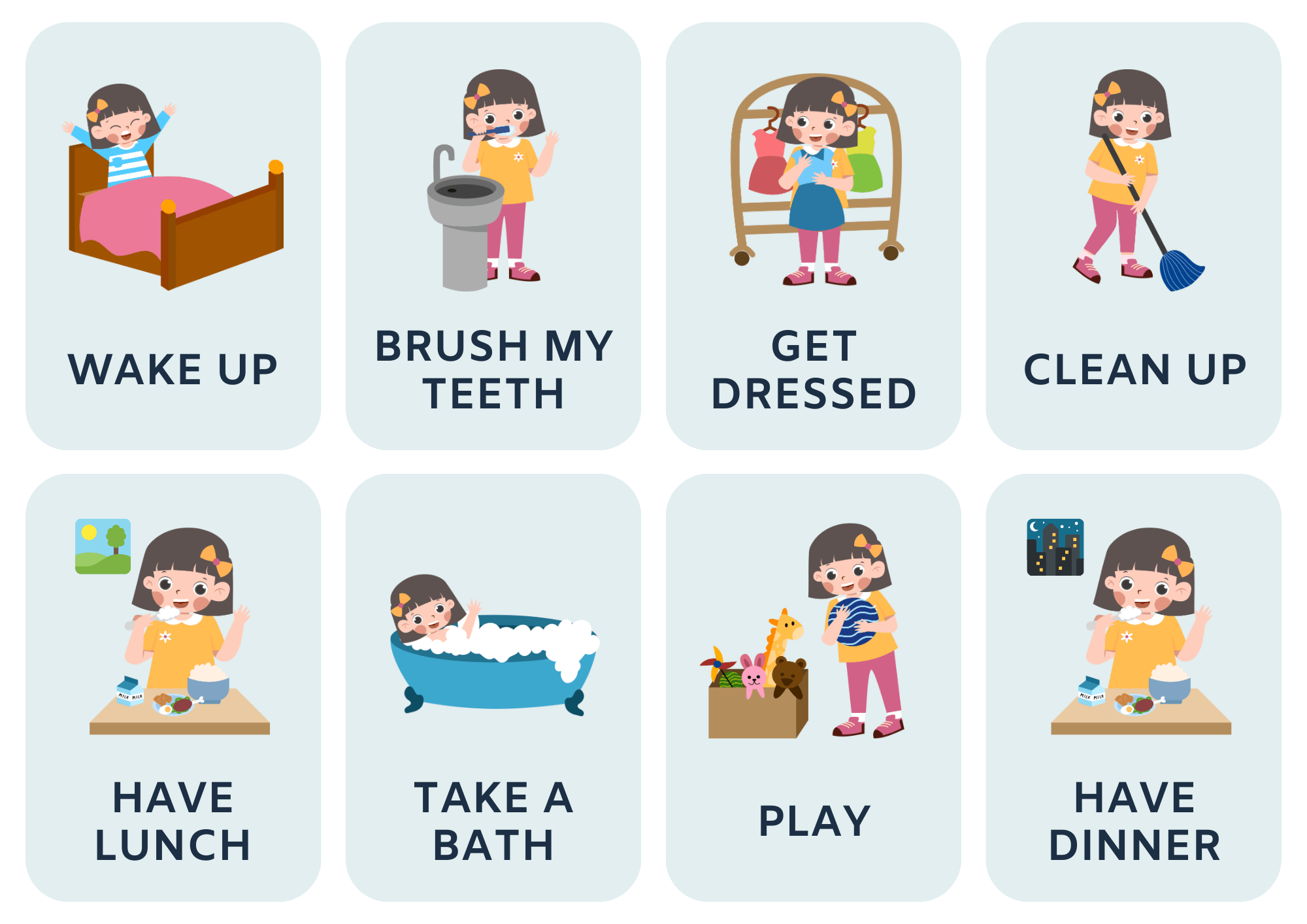 Talk about your daily activities