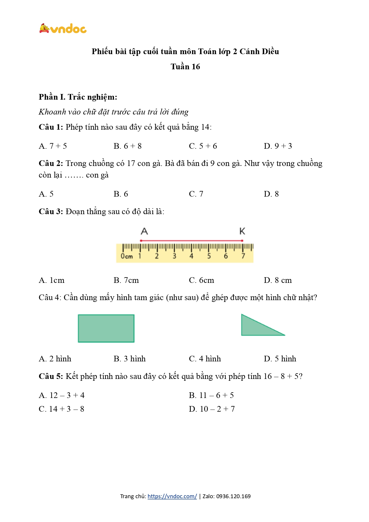 de kiem tra cuoi tuan toan lop 2 tuan 16 co ban h1*552349