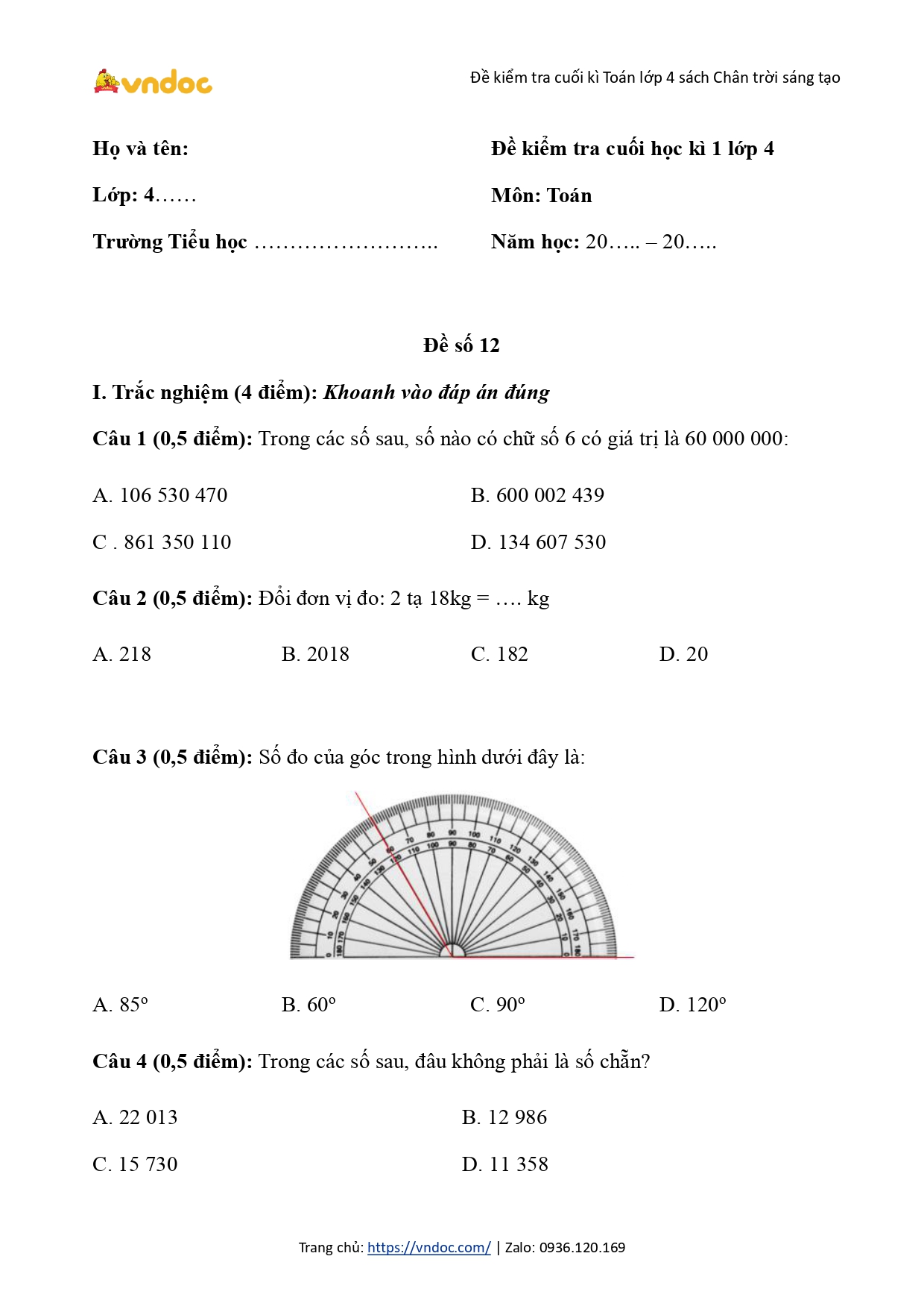 minh hoa de thi cuoi ki 1 toan 4 ctst de 12 h1*554067