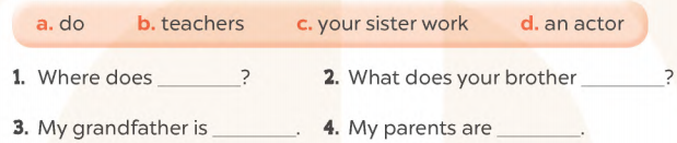 Sách bài tập tiếng Anh lớp 4 unit 12 Global success