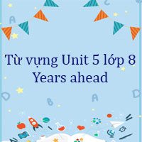 Từ vựng unit 5 lớp 8 Years ahead Friends plus
