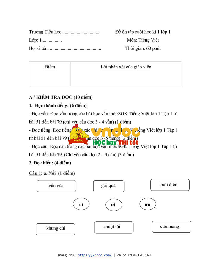 bo de thi hoc ki 1 mon tieng viet lop 1 sach ket noi h1*557695