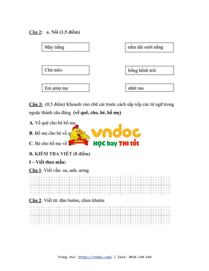 bo de thi hoc ki 1 mon tieng viet lop 1 sach ket noi h2*557694