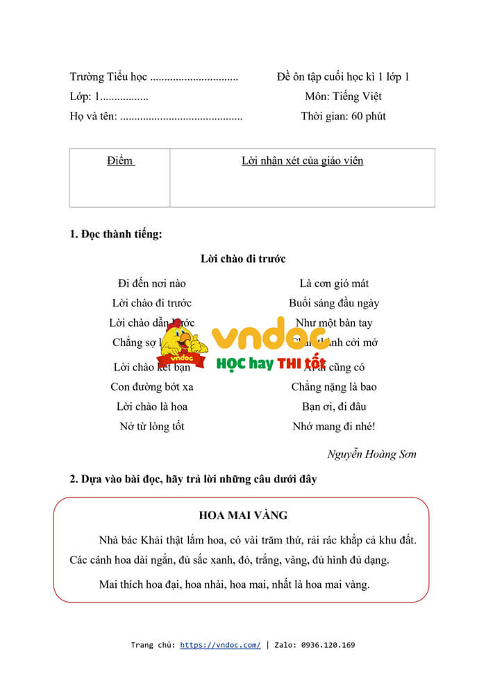 bo de thi hoc ki 1 mon tieng viet lop 1 sach ket noi h3*557693