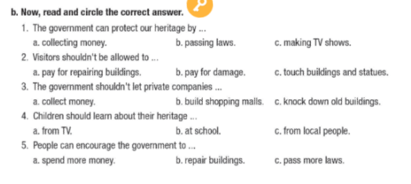 Tiếng Anh 11 i-Learn Smart World Workbook Unit 6 Lesson 2