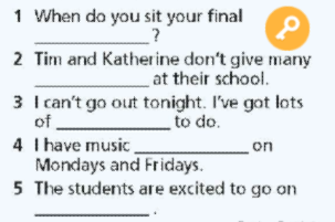 Tiếng Anh 8 Unit 5 Progress check trang 80 81