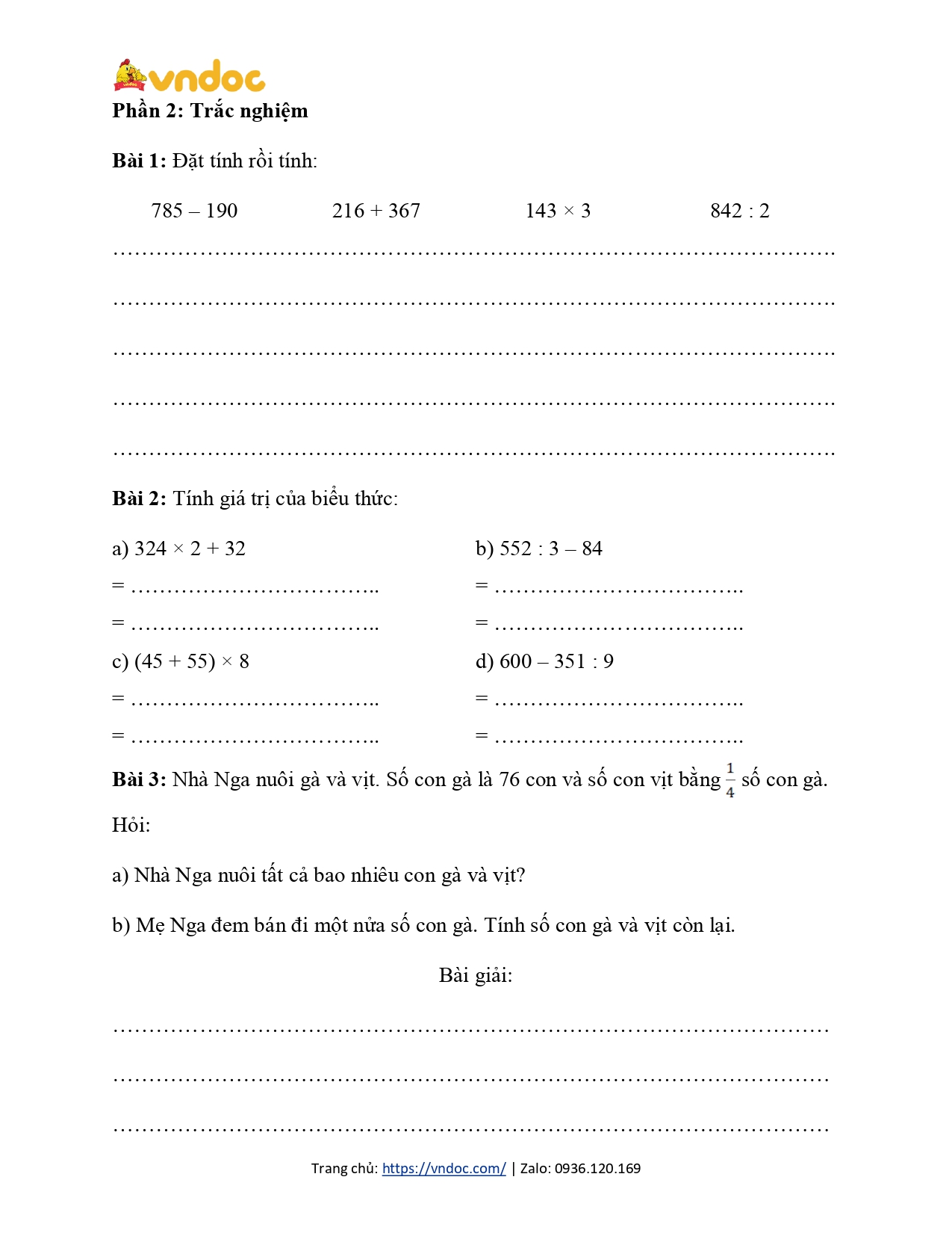 bai tap cuoi tuan 18 toan 3 nang cao ket noi h2*560585