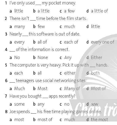 Friends Global 11 Workbook Unit 5 5B Grammar