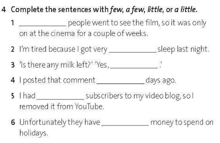 Friends Global 11 Workbook Unit 5 5B Grammar