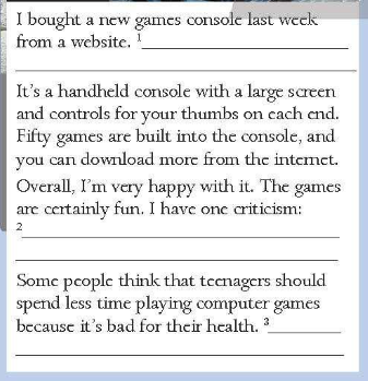 Friends Global 11 Workbook Unit 5 5H Writing